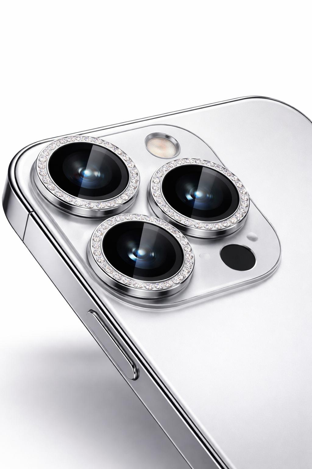 Cerchietti fotocamera Silver Glitter