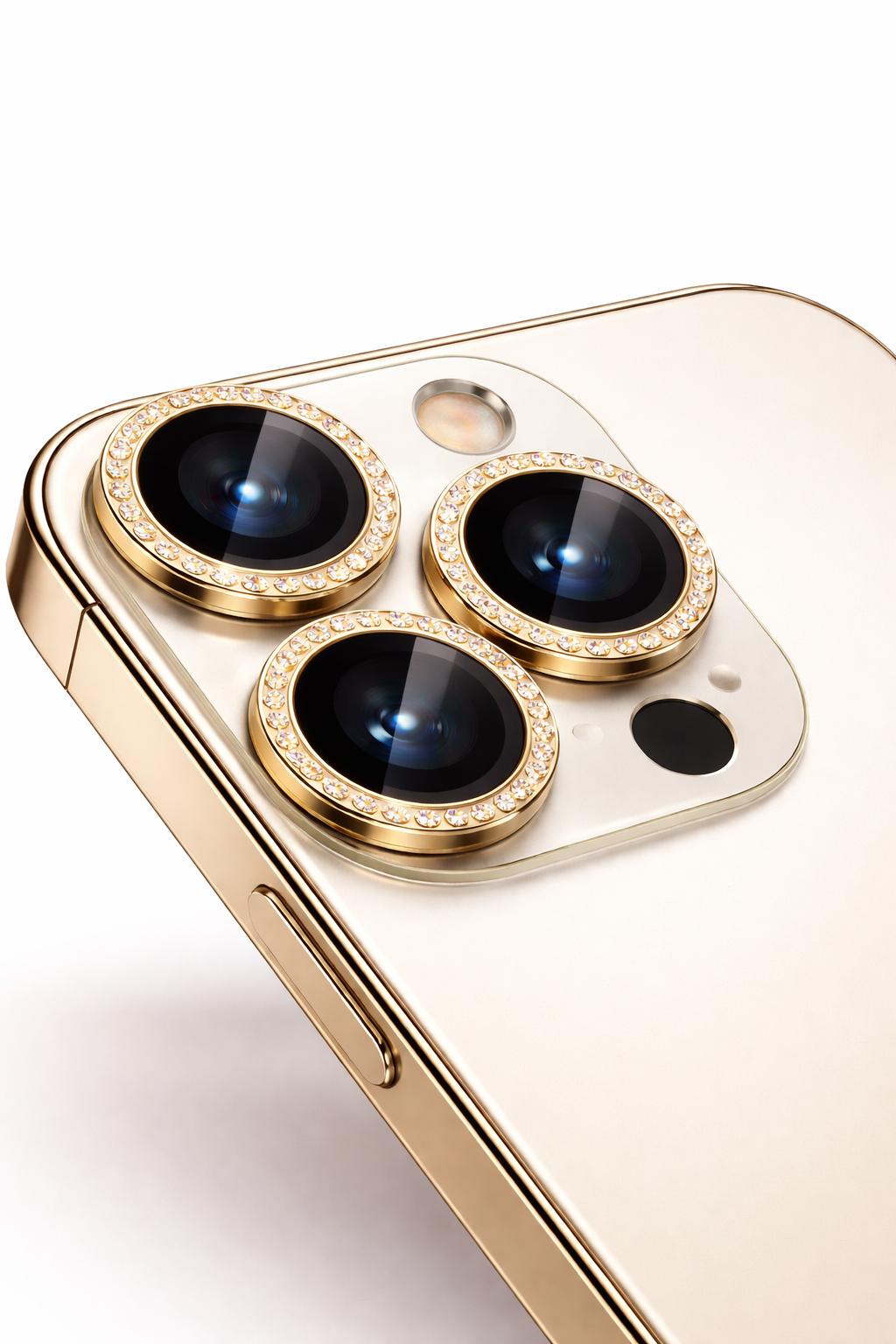 Cerchietti Fotocamera Gold Glitter Maxi